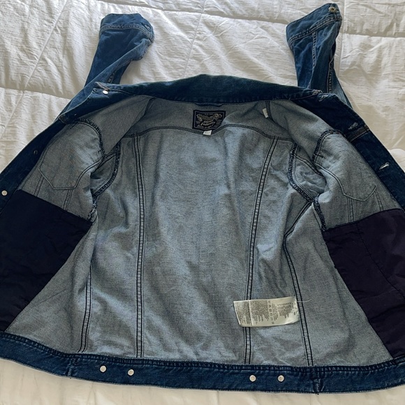 Diésel blue denim Jean jacket size S NWOT - Picture 3 of 9